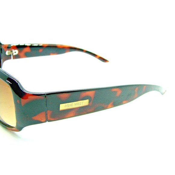 Nine West Womens Oval Sunglasses Brown Tortoise Frame Gradient Lenses No Case - Picture 8 of 10